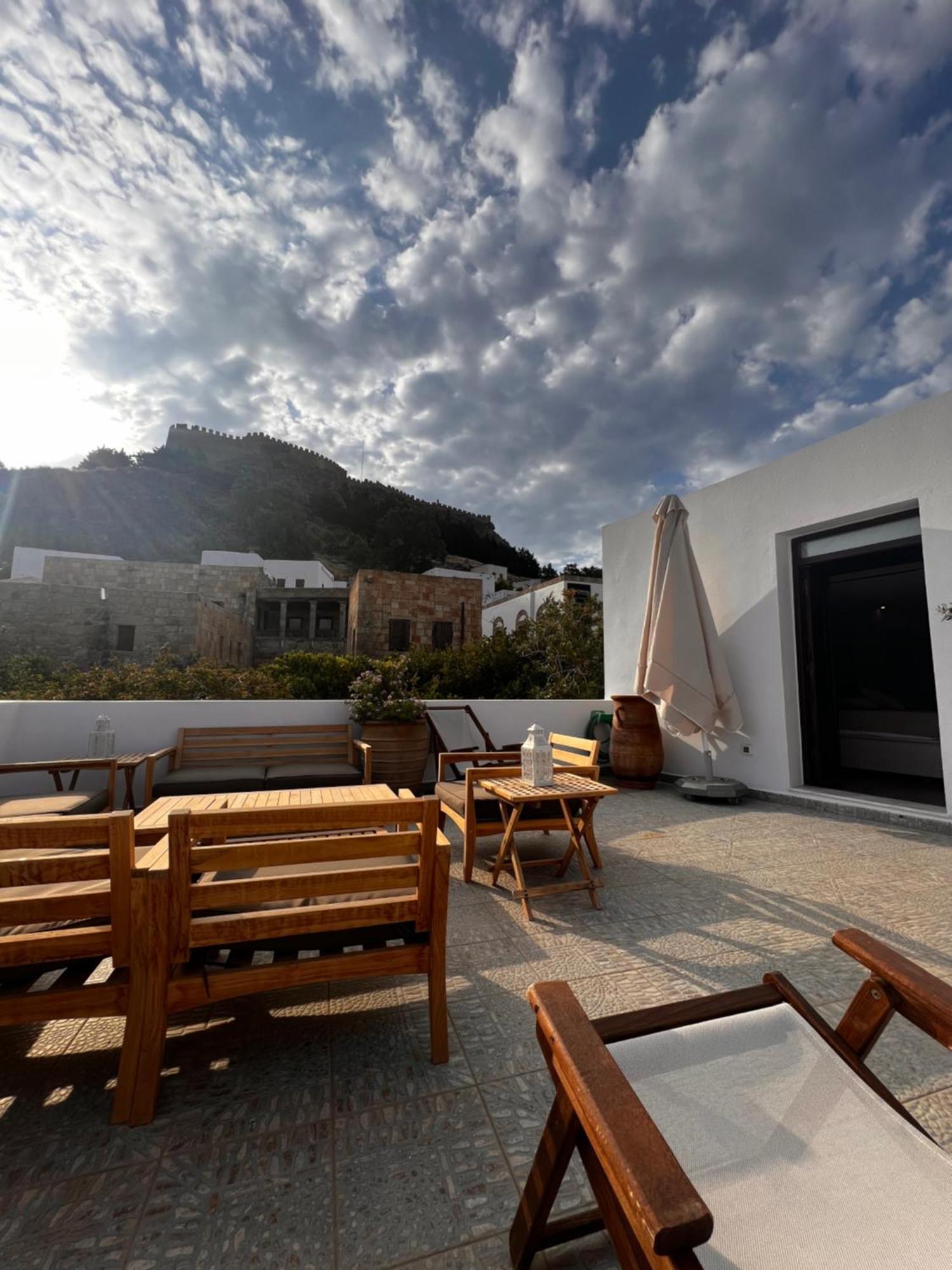 Elegant-Lindian Villa Marietta Lindos Exterior photo