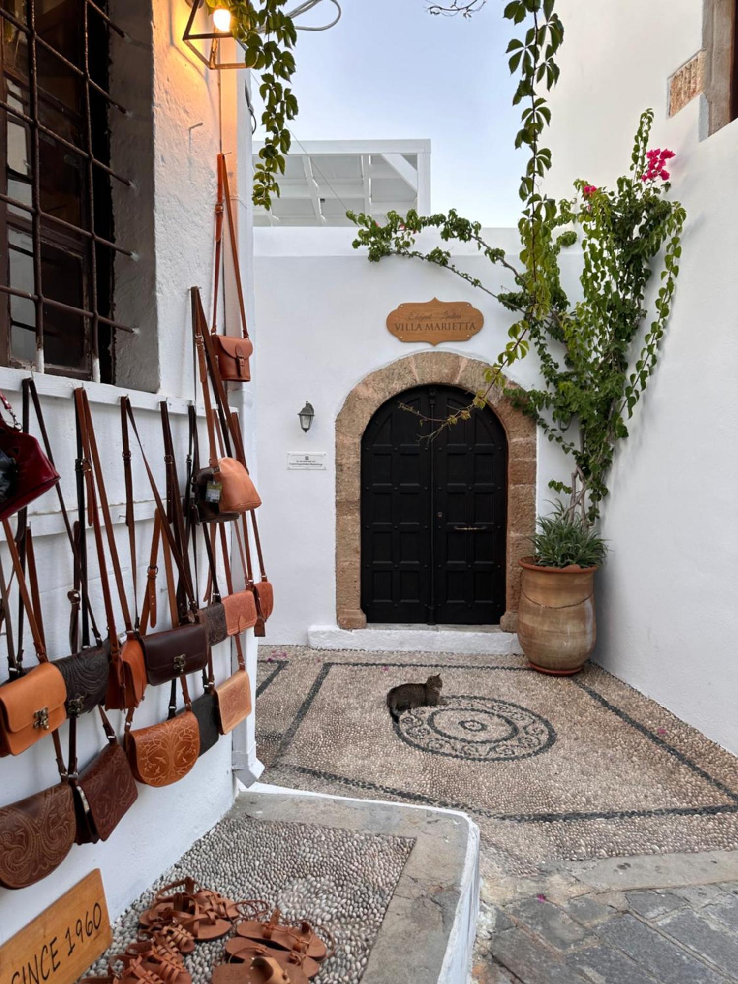 Elegant-Lindian Villa Marietta Lindos Exterior photo