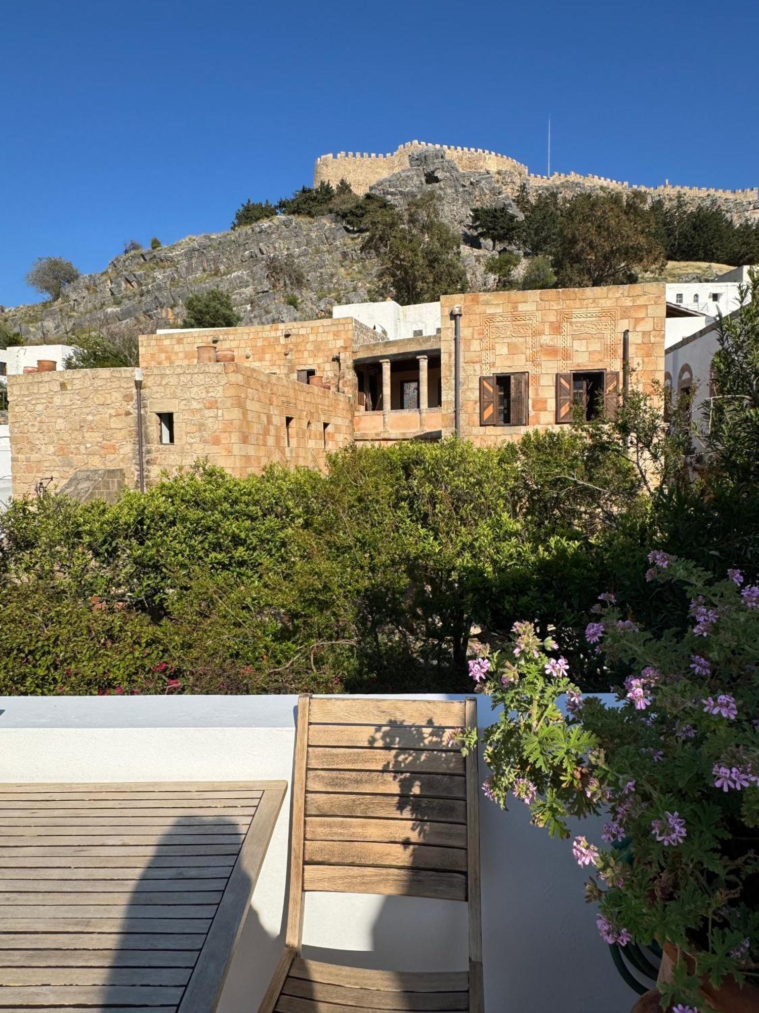 Elegant-Lindian Villa Marietta Lindos Exterior photo